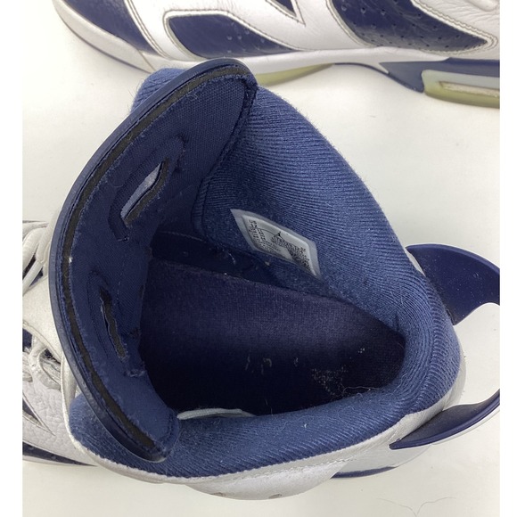 Air Jordan 6 VI Retro Navy White Men\'s Basketball Shoes CT8529 164 Size 12